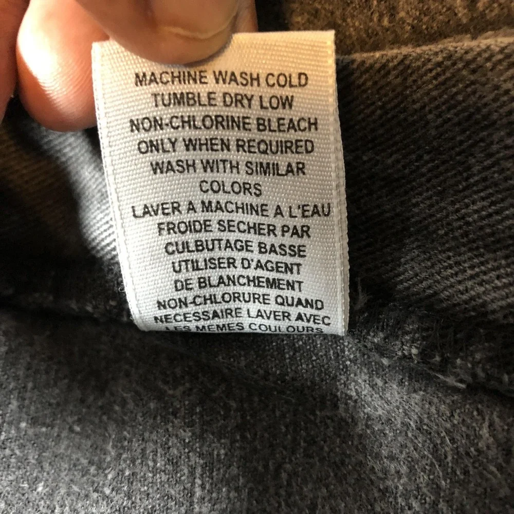 Polo Jeans Co‎ Loose Fit Jeans Mens 36x30 Gray Charcoal Straight